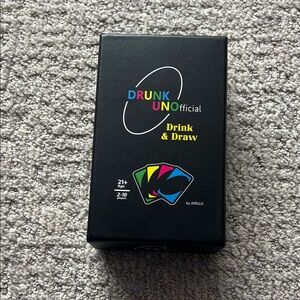 Drunk UNO Official Drink & Draw Game
